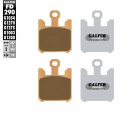 Galfer Front Brake Pads KAWASAKI ZX-6R 636 2005 > 2012 FD290