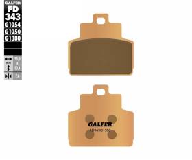 Galfer Pastiglie Freno Posteriore PIAGGIO VESPA GTS 300 i.e. SUPER 2009 > 2021 FD343