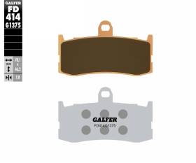 Galfer Front Brake Pads TRIUMPH DAYTONA 675 SE 2009 FD414