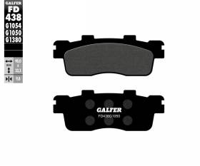 Galfer Bremsbelage Hinteren KYMCO PEOPLE GTI 125 2012 > 2013 FD438