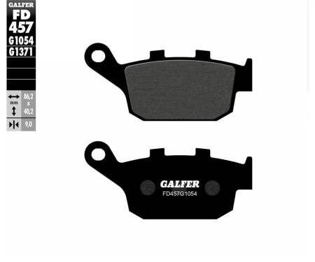 FD457G1054 Galfer Rear Brake Pads HONDA CBR 300 R ABS 2014 > 2021 FD457