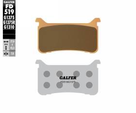 Galfer Pastiglie Freno Anteriore HONDA CBR 600 RR 2018 FD519