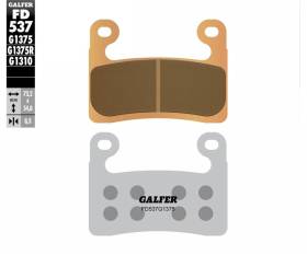 Galfer Front Brake Pads BMW S 1000 XR (M WHEELS) (HAYES CALIPERS) 2020 FD537