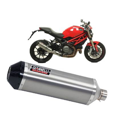 73776T6SY Exhaust Muffler Giannelli Tit/Carb Ipersport Ducati Monster 1100 Evo 2011 > 2013