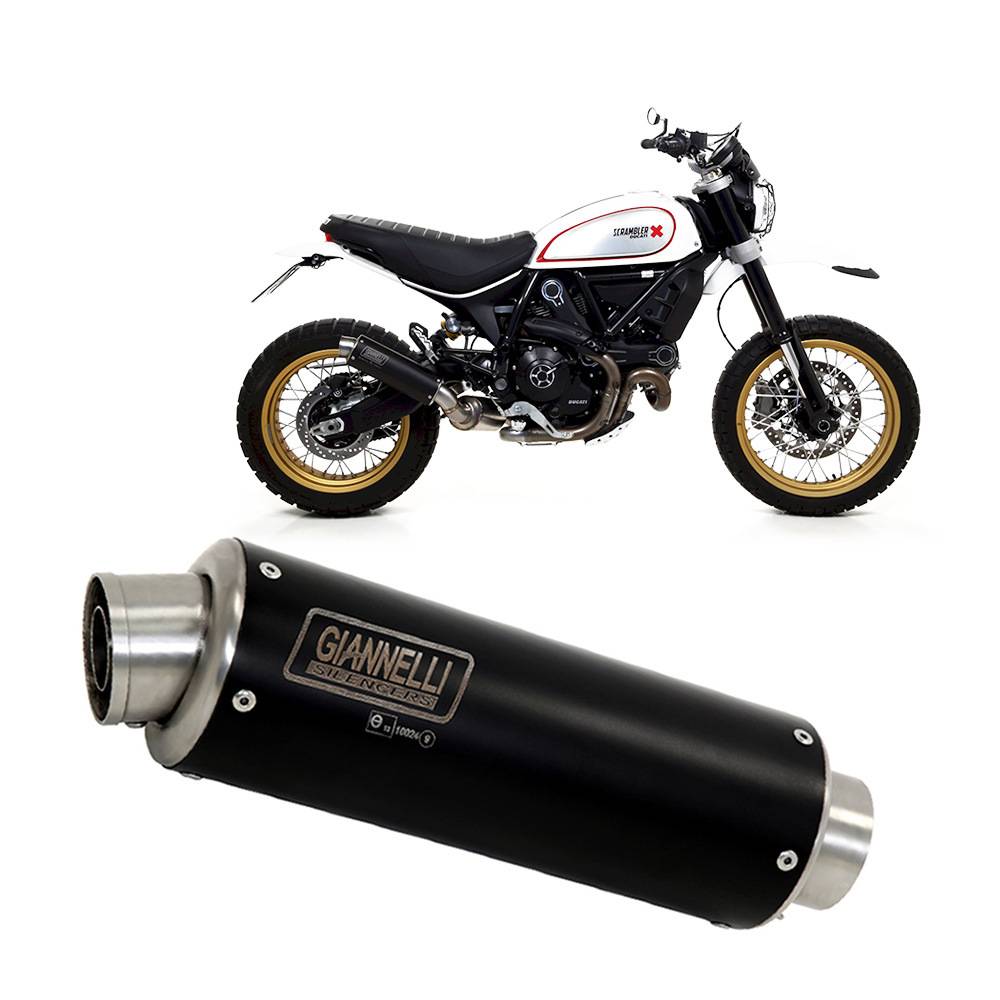 735xpz Catalytic Exhaust Giannelli Black Inox Xpro Ducati Scrambler 800 De 17