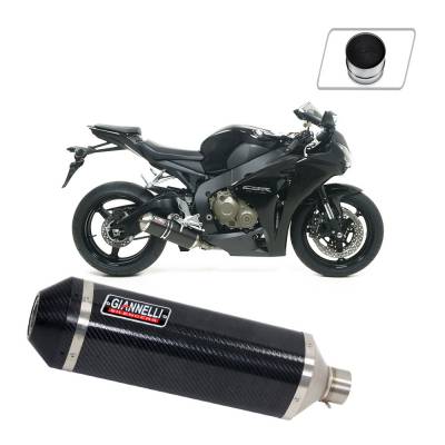 73734C6SY + 70509CT Exhaust Giannelli Carbon Ipersport + Catalyst Honda CBR 1000 RR 2008 > 2013