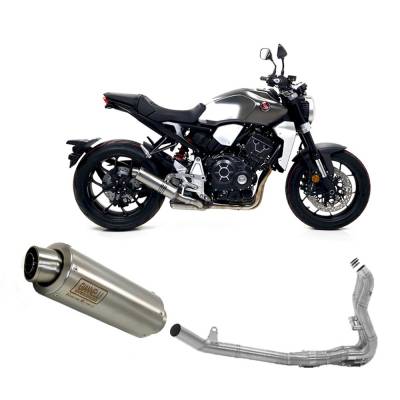 73606XPI + 71227IN Non Catalyzed Inox Full Exhaust System Giannelli for Honda Cb 1000 R 2018 > 2020