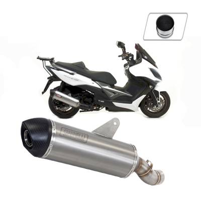 73688A2KY + 70511CT Echappement Complete Silenc Alum + Cat Giannelli KYMCO XCITING 400i 2012 > 2016