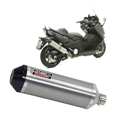 73785T6KY Full Exhaust System Giannelli Titanium Muffler for YAMAHA T-MAX 530 2012 > 2016