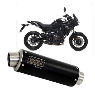 73539XP Full Exhaust System Giannelli Black Inox for YAMAHA Tracer 900 GT 2018 > 2020