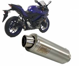 Exhaust Muffler Giannelli X-pro Stainless Steel Yamaha R3 2019 > 2020