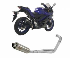 Full Exhaust Giannelli X-pro Stainless Steel Yamaha R3 2019 > 2020
