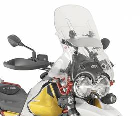 Givi Specific transparent AIRFLOW sliding fairing H65 L50 Moto Guzzi V85 TT 2019 > 2024