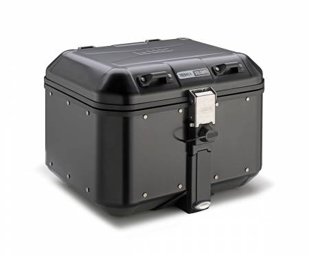 DLM46B + SRA5137 Givi Top Case Trekker Dolomiti Valise Noir + Kit de Fixation 46Lt Bmw F 900 XR 2020 > 2024