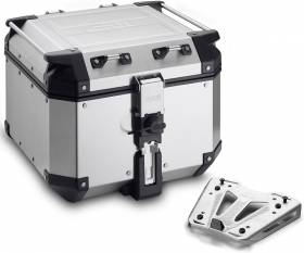 Givi Top Case Trekker Outback Aluminum Suitcase 42Lt + Fixing Kit Aprilia Tuareg 660 2022 > 2024