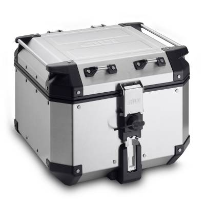 OBKN42A + SRA7713 Givi Top Case Trekker Outback Suitcase 42Lt + Fixing Kit Ktm 1290 Super Adventure R 2021 > 2024