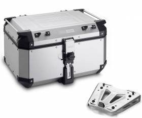 Givi Top Case Trekker Outback Aluminum Case 58Lt + Fixing Kit Honda NC750X 2021 > 2023