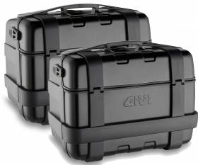 Givi Pair Of Side Cases Trekker Black 46Lt + Fitting Kit Royal Enfield Himalayan {{year_system}}
