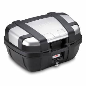 Givi Top Case Trekker 52Lt Suitcase Aluminum Finish + Fixing Kit Benelli TRK 502 / X 2021 > 2024
