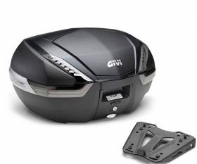 Givi Top Case V47Nn Tech Suitcase 47Lt Smoked Plate + Fixing Kit Yamaha Tracer 7 2020 > 2024