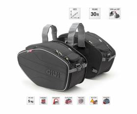 Givi Pair Of Small Expandable Side Bags 30Lt Ea101B