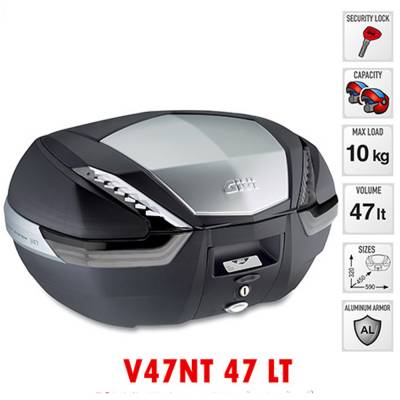 V47NT + E222 Topcase V47NT Tech + Fixing Kit E222 For HONDA XL 1000 V VARADERO / ABS 2007 > 2012