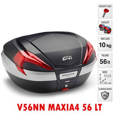 V56NN + SR2139 + M5 Topcase V56NN MAXIA 4 + Fixing Kit SR2139 For YAMAHA TRACER 900 / GT 2015 > 2020