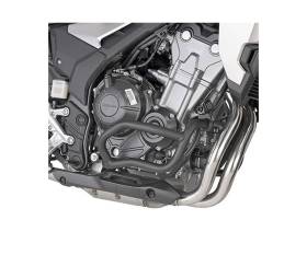 Specific black tubular engine guard GIVI TN1171 for Honda CB 500 F 2019 > 2024