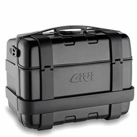 Top Case + Kit Fix Central Givi Trekker 46Lt Black Benelli Trk 502 2017 > 2021