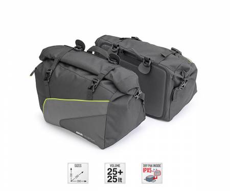 Coppia di borse laterali GIVI EA133 waterproof 25 lt