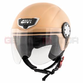 Casco Uomo 10.4f Demi-jet Moto Givi Helmet Jet Sabbia Opaco H104FSLSD
