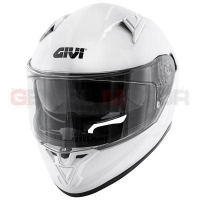 Casco Uomo 50.6 Stoccarda Moto Givi Helmet Integrale Bianco Lucido H506BB910