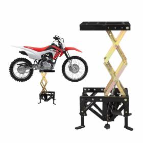 Soporte de Elevacion Central Para Motocicleta de Altura Ajustable - Especifico Para Supermotard Enduro Cross Pit Bike