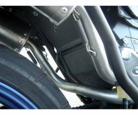 Matt Black GPR Pair of Exhaust Mufflers Furore Poppy Approved for Aprilia Pegaso Strada 650 2005 > 2009