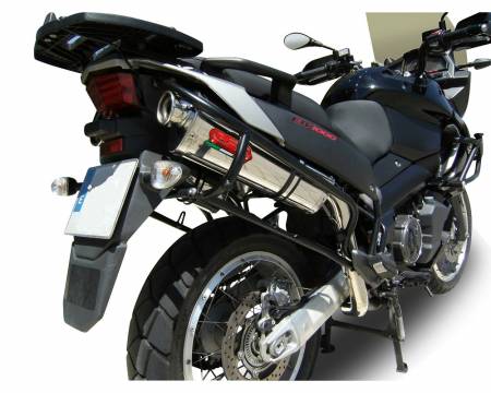 A.12.TRI 2 Exhaust Mufflers GPR TRIOVAL Approved APRILIA ETV - CAPONORD - RALLY 1000 2001 > 2007