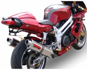 2 Exhaust Mufflers GPR TRIOVAL Approved APRILIA RSV 1000 R - FACTORY 2004 > 2005