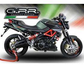 2 Exhaust Mufflers GPR GPE ANN.POPPY Approved APRILIA SHIVER 750 GT 2007 > 2016