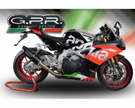 A.65.RACE.FUNE Terminale di Scarico GPR FURORE NERO Racing APRILIA RSV4 1000 2017 > 2018