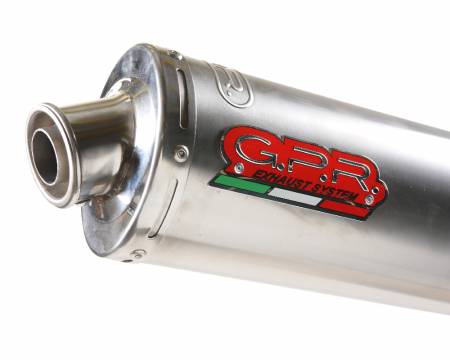 BE.2.TO Exhaust Muffler GPR TITANIUM OVAL Approved BENELLI TNT 1130 2008 > 2016