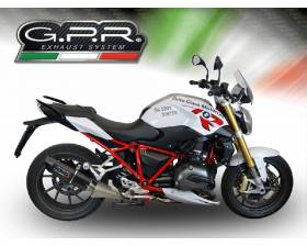 Exhaust Muffler GPR FURORE NERO Approved BMW R 1200 R LC 2015 > 2016