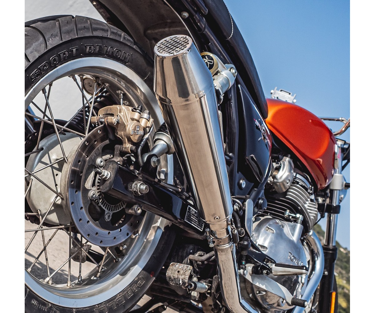 GPR Scarico Omologato Satinox Per Honda Transalp XL 650 V (2000-2006) - Terminale Ovale In Acciaio Inox Con Db Killer Estraibile