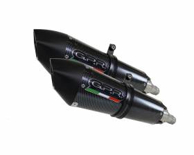 2 Exhaust Mufflers GPR GPE ANN.POPPY Catalyzed SUZUKI V-STROM DL 1000 2002 > 2013