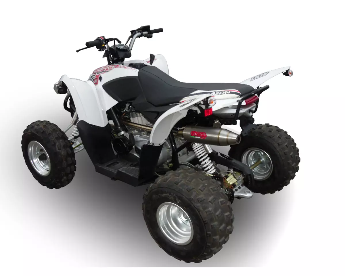 Scarico Omologato GPR Deeptone ATV Per Polaris Scrambler 500 2001-2012, Completo Con Raccordo, Dbkiller Estraibile, Senza Catalizzatore