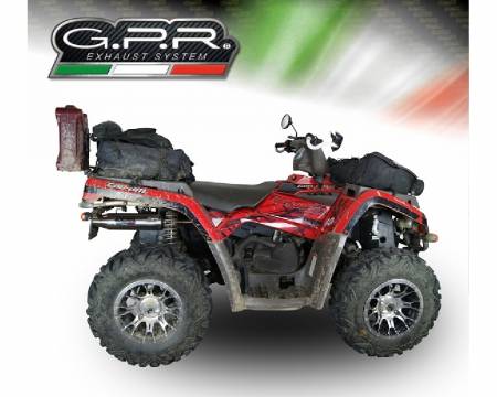 CO.ATV.40.DEATV Complete Exhaust GPR DEEPTONE ATV Approved CAN AM 400 2005 > 2011