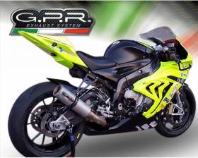 Complete Exhaust GPR M3 TITANIUM NATURAL Approved BMW S 1000 RR 2009 > 2011