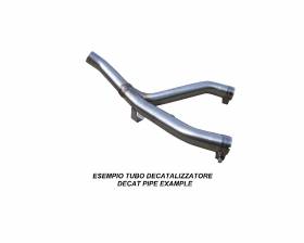 No Kat Pipe GPR DECATALIZZATORE Racing BMW R 850 R 2003 > 2007