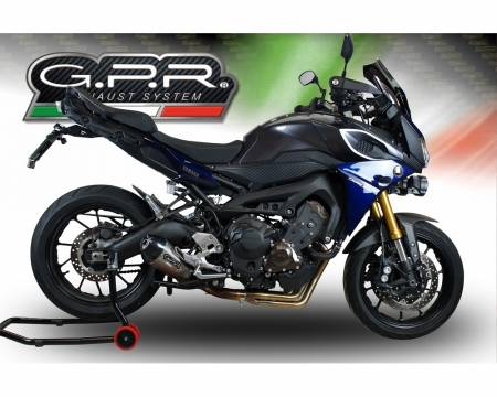 CO.Y.187.CAT.GPAN.TO Complete Exhaust GPR GPE ANN.TITANIUM Catalyzed YAMAHA MT-09 TRACER / FJ-09 TRACER 2015 > 2016