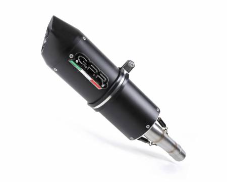 D.111.1.FUNE Exhaust Muffler GPR FURORE NERO Approved DUCATI HYPERMOTARD 821 2013 > 2016