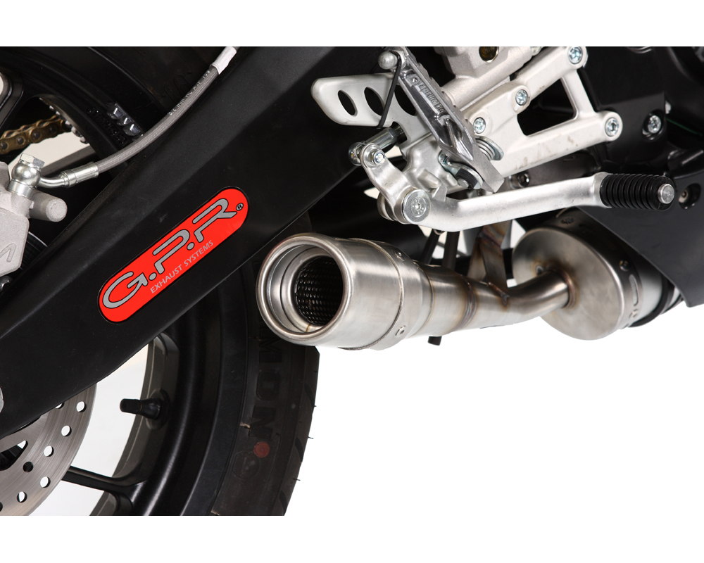 GPR Italia Scarico omologato con raccordo GPR Smc 250 Furore Nero ATV.27. FUNE
