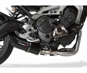 Scarico Completo GPR Furore Evo4 Poppy Catalizzato Nero Opaco per Yamaha Xsr 900 2016 > 2020